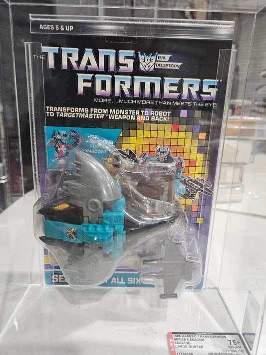 1988 Hasbro Transformers Seawing AFA 75+ EX+/NM