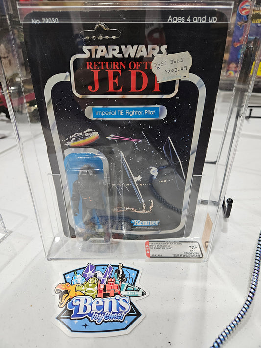 1983 Kenner Star Wars ROTJ Tie Fighter Pilot AFA 70+