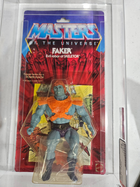 1983 Mattel MOTU Faker AFA 75 Y-EX+/NM