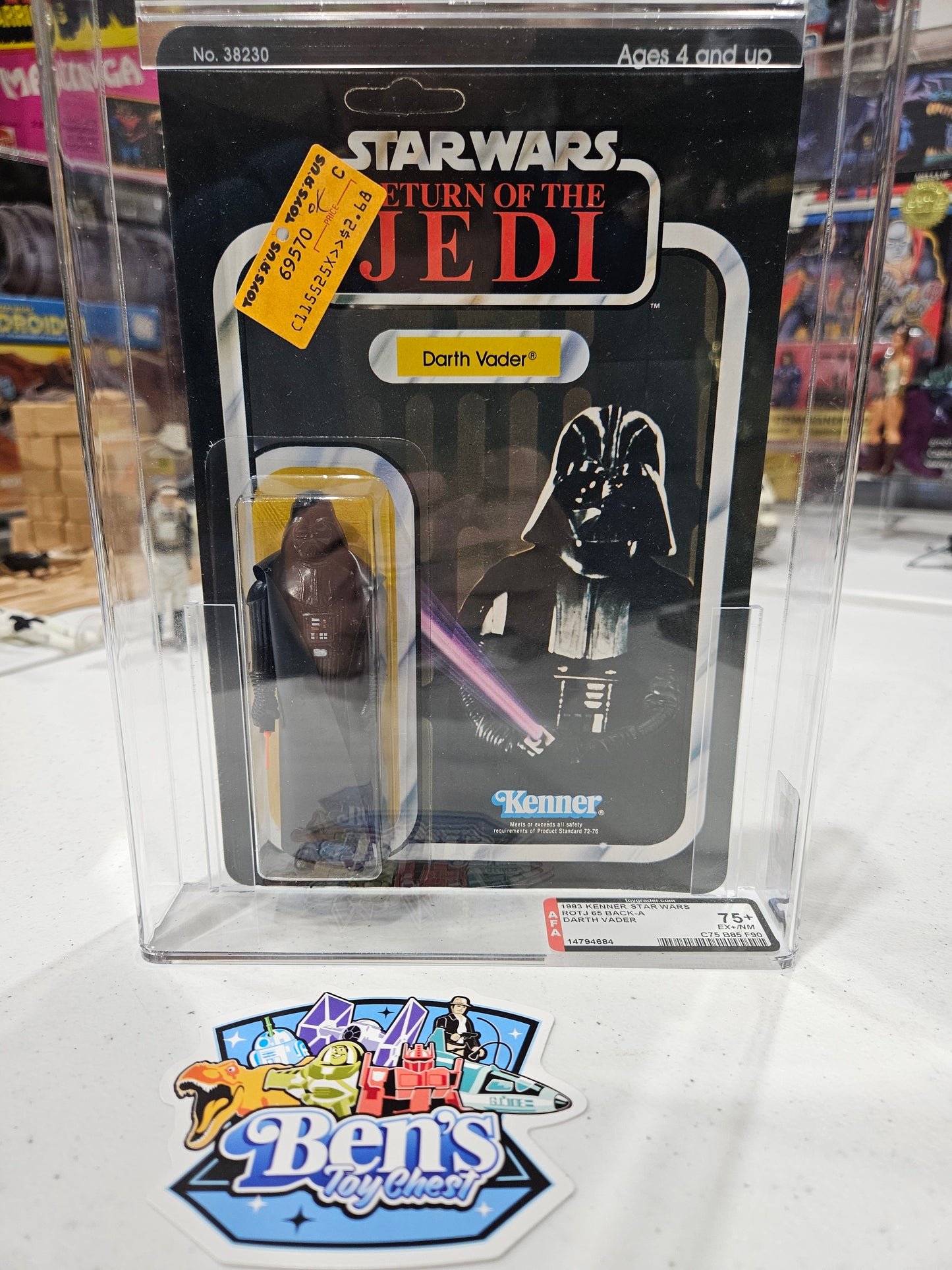 1983 Kenner Star Wars ROTJ Darth Vader AFA 75+