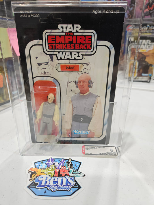 1980 Kenner Star Wars Lobot AFA 80 Damaged