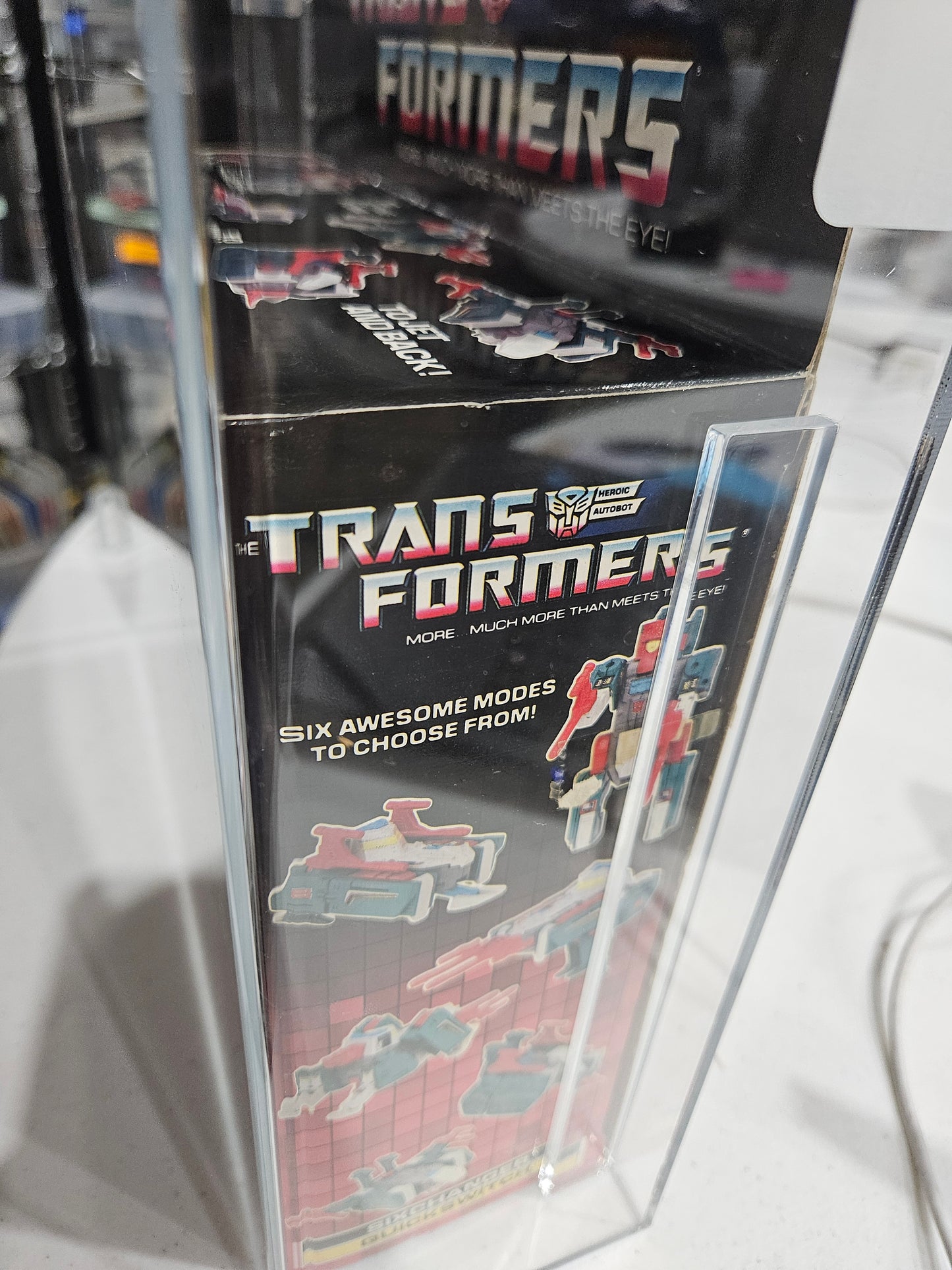 1987 Hasbro Transformers Quickswitch AFA 80 Q-NM