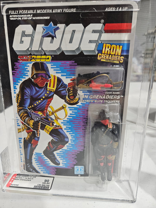 1988 Hasbro GI Joe Iron Grenadier AFA 90 NM+/MT