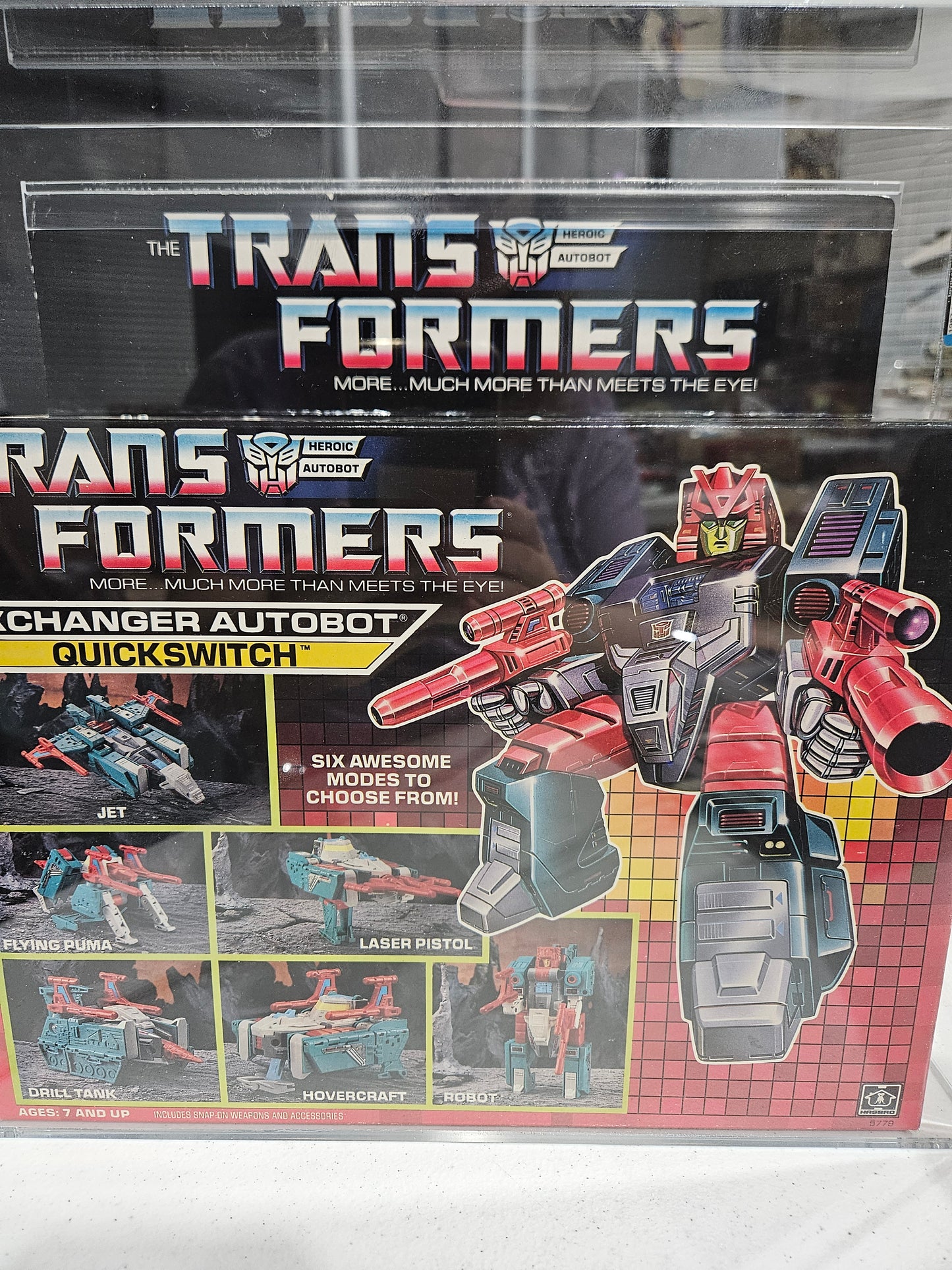 1987 Hasbro Transformers Quickswitch AFA 80 Q-NM