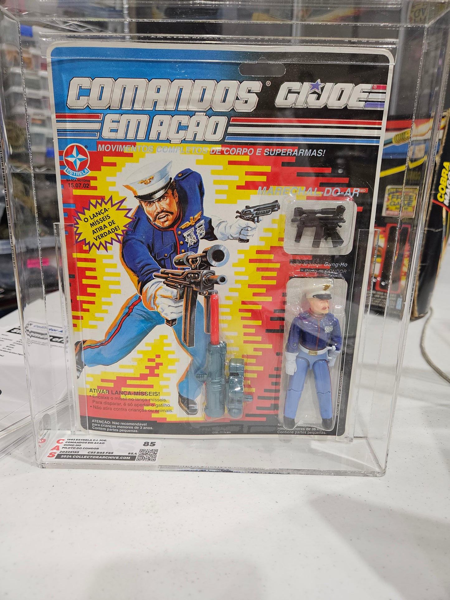 1993 Estrela GI Joe Comandos Em Acao Gung-Ho CAS 85