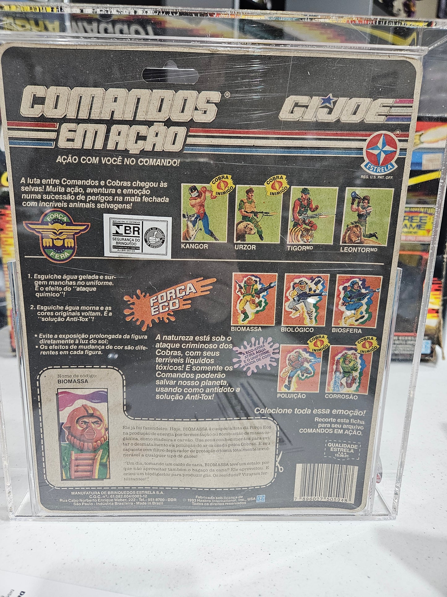 1993 Estrela GI Joe Forca Eco Biomassa CAS 80