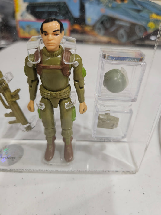 1982 Hasbro GI Joe Zap Bazooka Soldier CAS 85 Loose