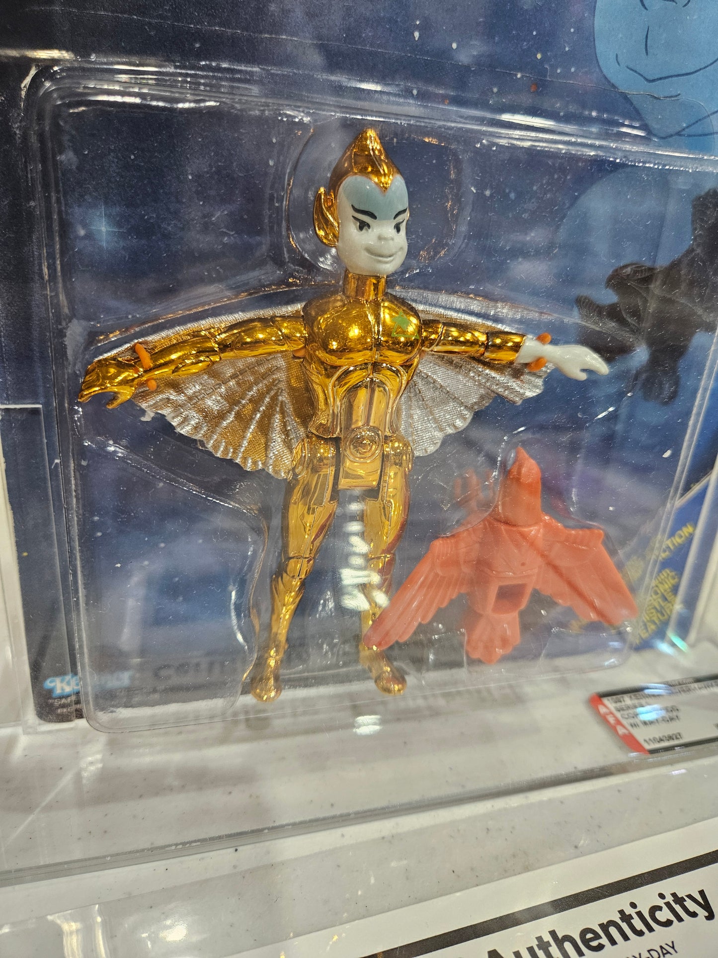 1987 Kenner Silverhawks Copper Kidd with May-Day AFA 75 EX+/NM
