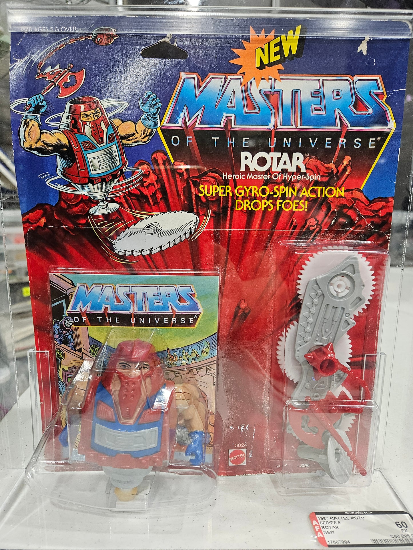 1987 Mattel MOTU Rotar AFA 60 EX