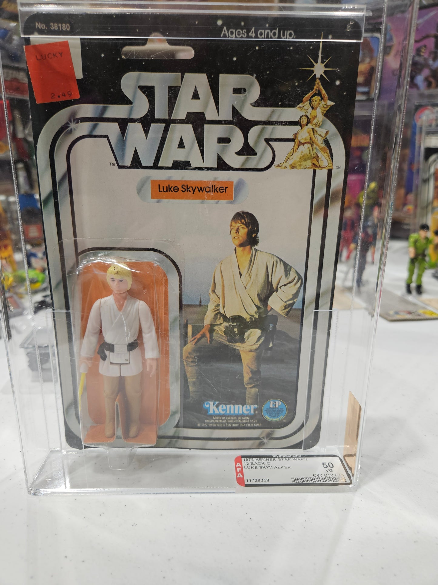 1978 Kenner Star Wars Luke Skywalker AFA 50 VG