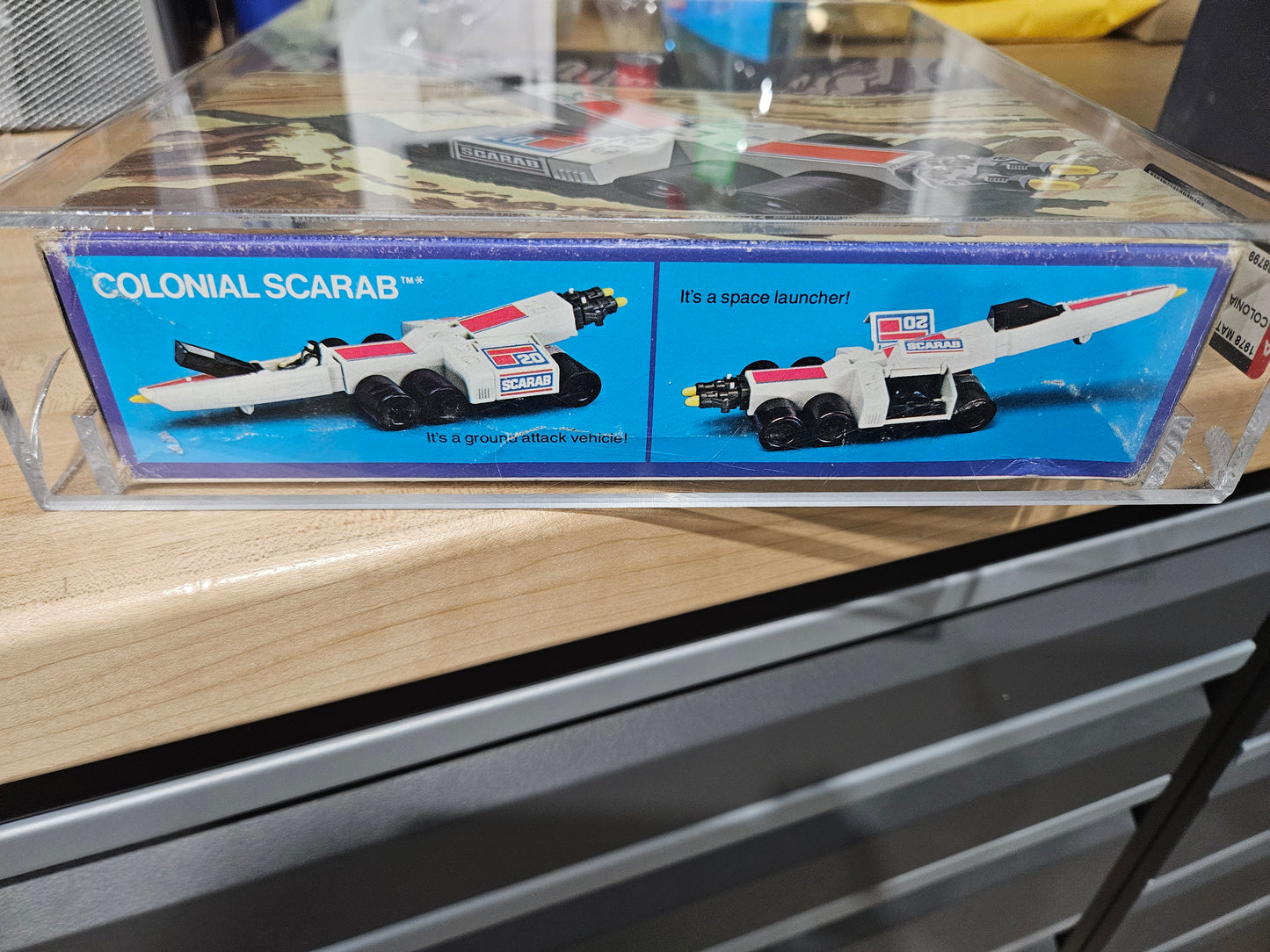 1978 Mattel Battlestar Galactica Colonial Scarab AFA 80 NM