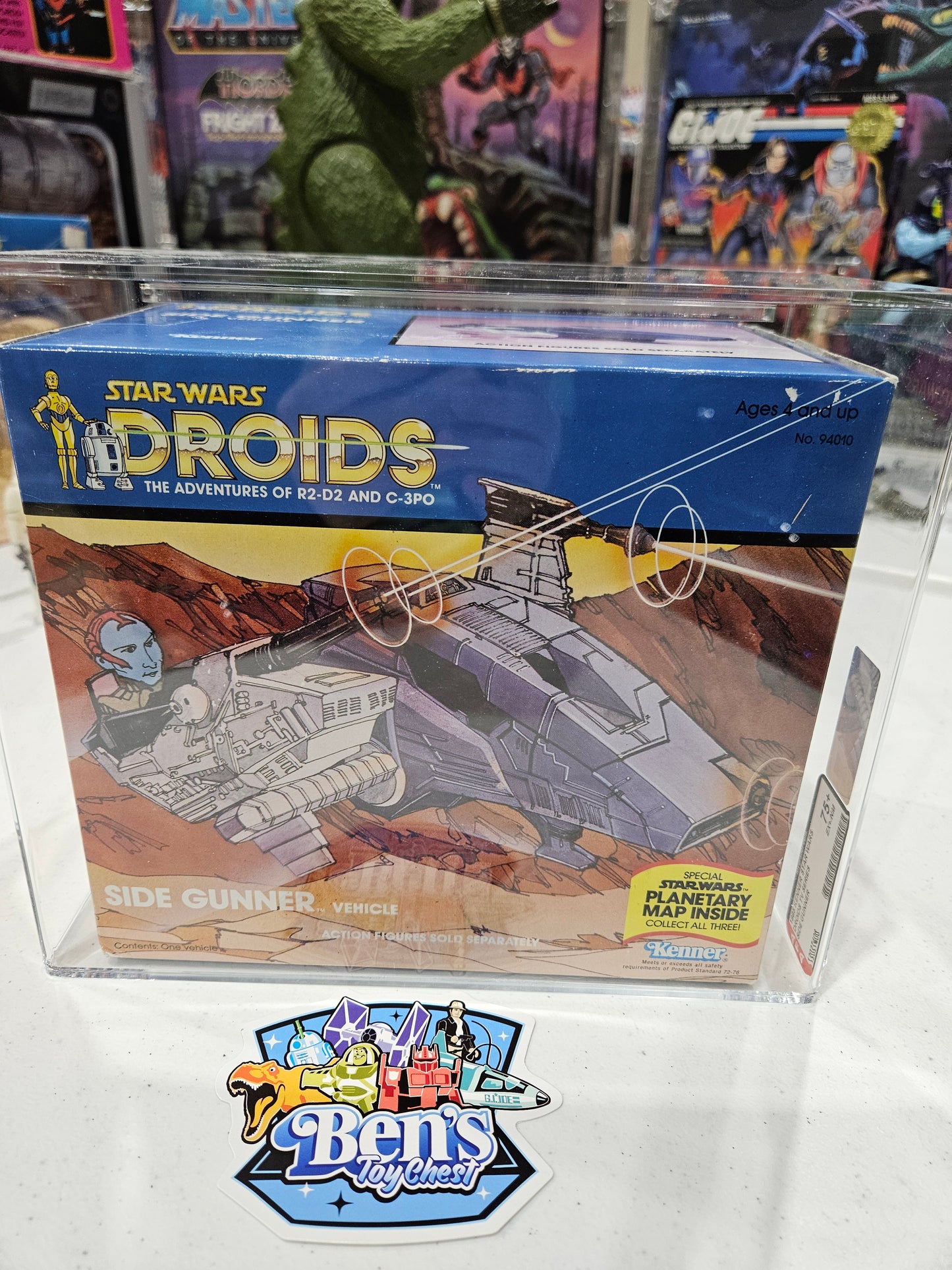 1985 Kenner Star Wars Droids Side Gunner AFA 75+ EX+/NM