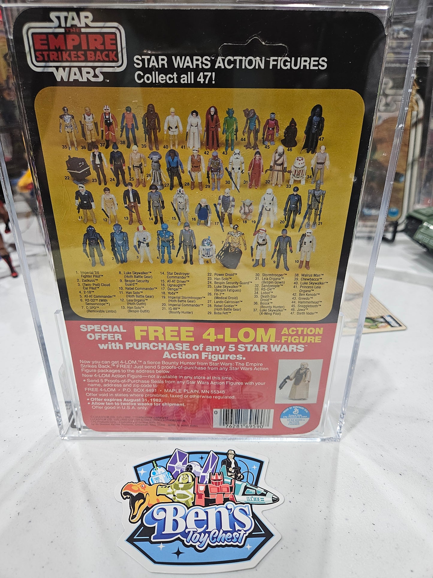 1982 Kenner Star Wars IG-88 AFA 80
