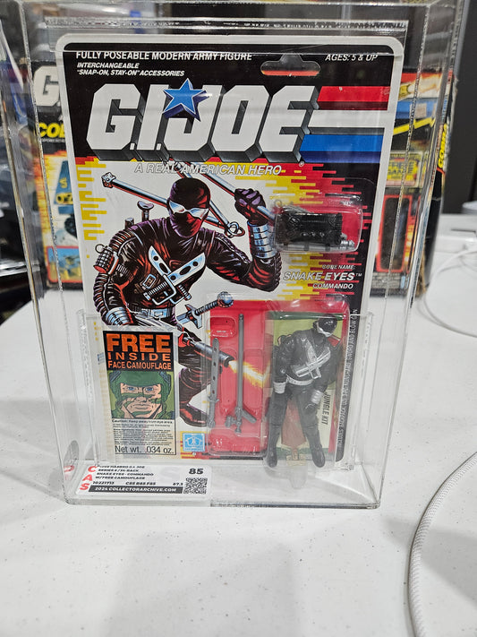 1989 Hasbro GI Joe Snake Eyes CAS 85