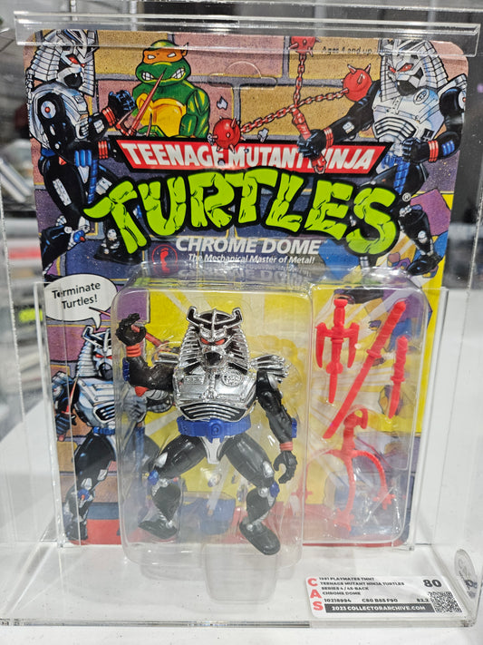1991 Playmates TMNT Chrome Dome CAS 80