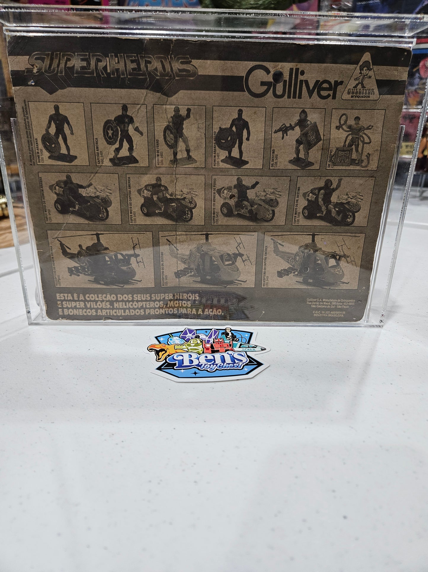 1989 Gulliver Super Heroes Homem Aranha Spider-Man CAS 75