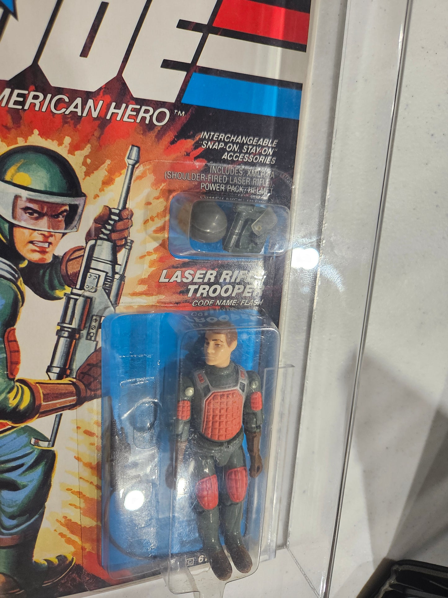 1982 Hasbro GI Joe Flash Straight Arm AFA 85 NM+