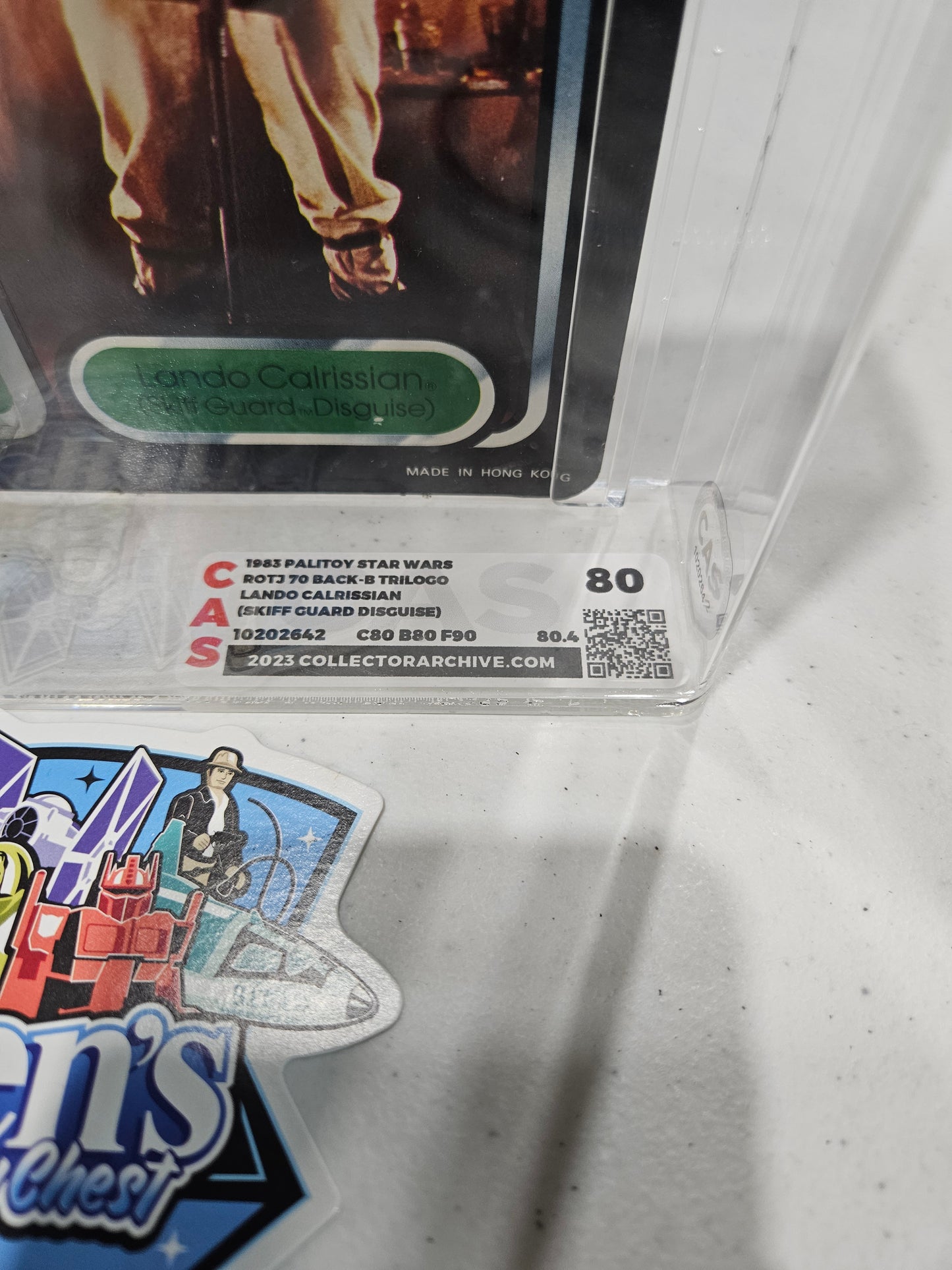 1983 Palitoy Star Wars Trilogo Lando Calrissian (Skiff Guard) CAS 80