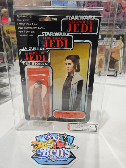 1984 Palitoy Star Wars Tri-Logo Leia (Bespin Gown) AFA 80