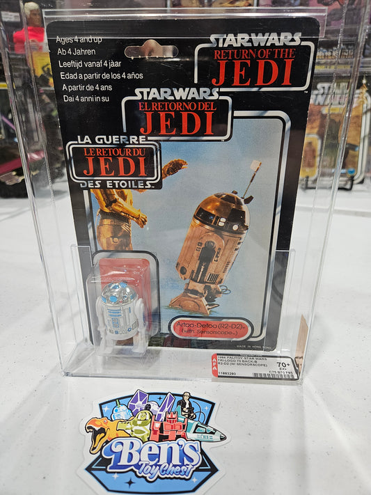 1984 Palitoy Star Wars Tri-Logo R2-D2 (Sensorscope) AFA 70+