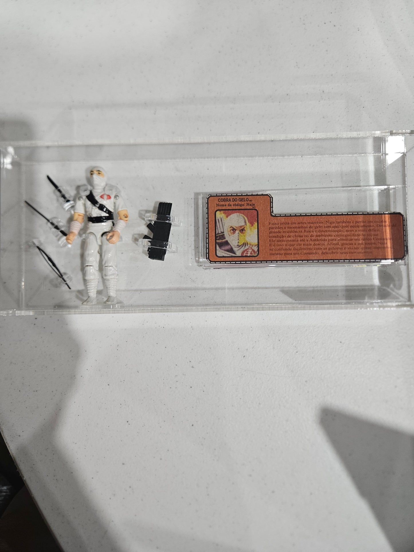 1987 Estrela GI Joe Cobra Do Gelo CAS A Loose