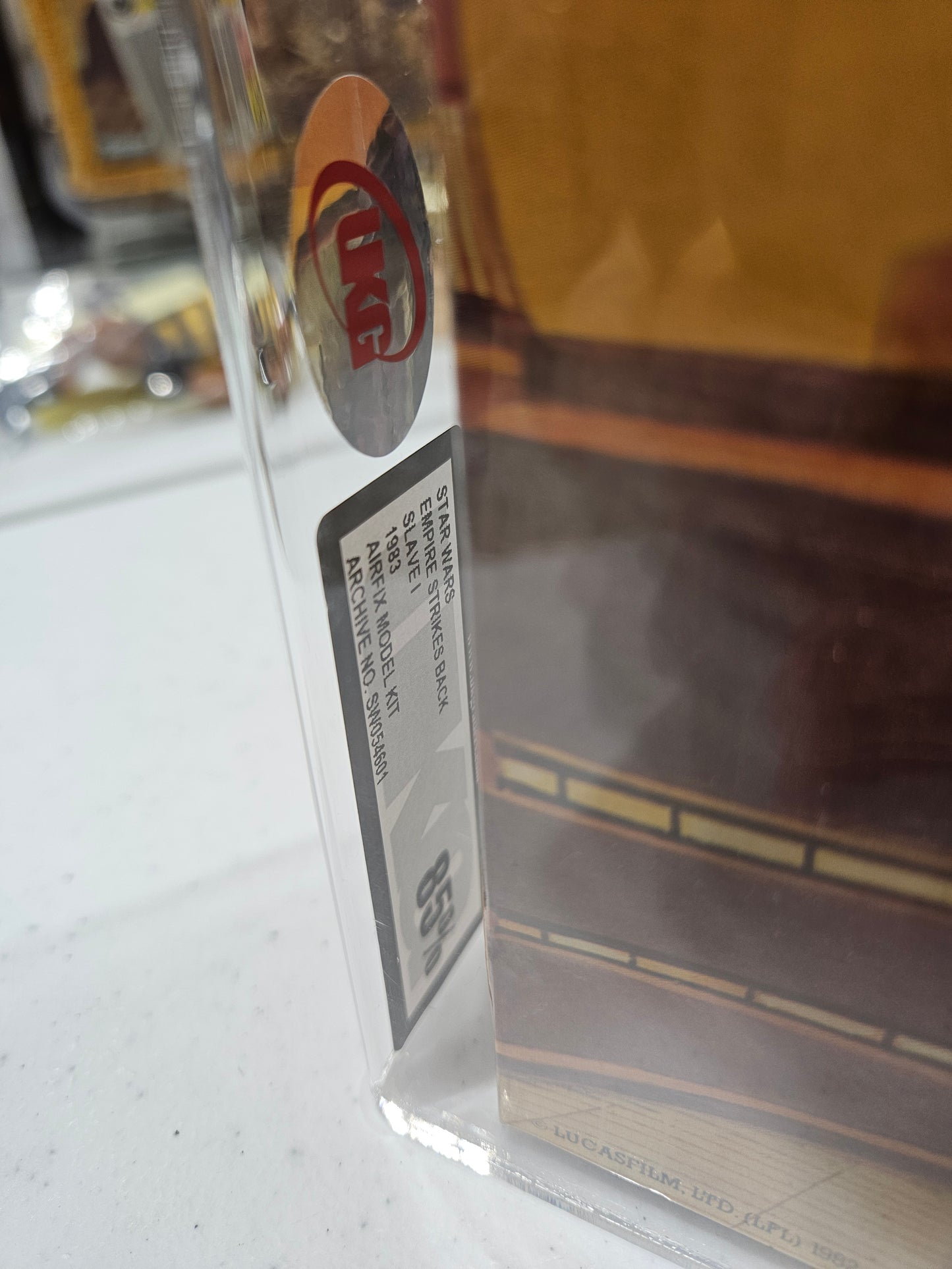 1983 Airfix Star Wars Slave 1 Model Kit UKG 85%