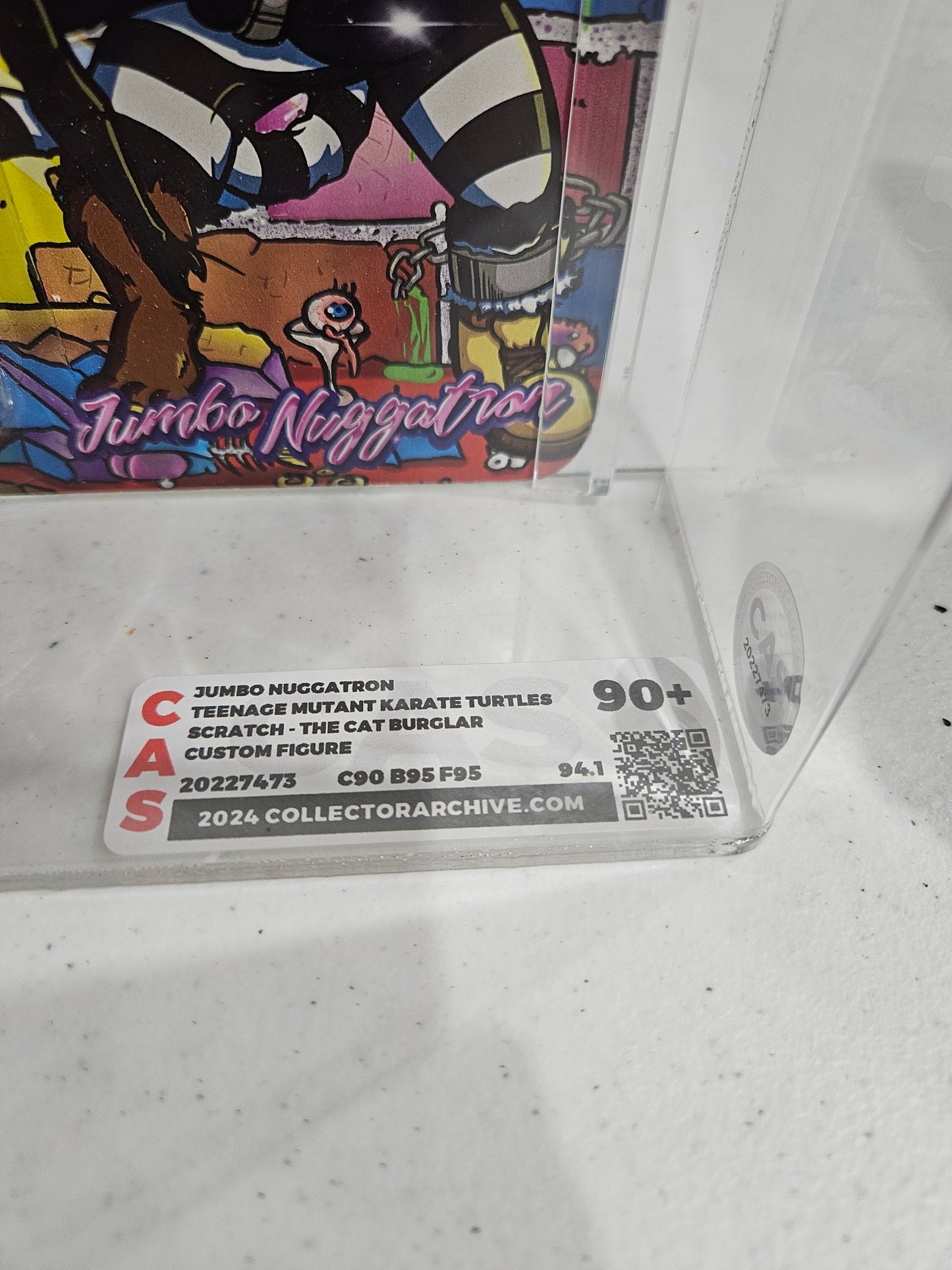 Jumbo Nuggatron Scratch Custom Figure CAS 90+ TMNT