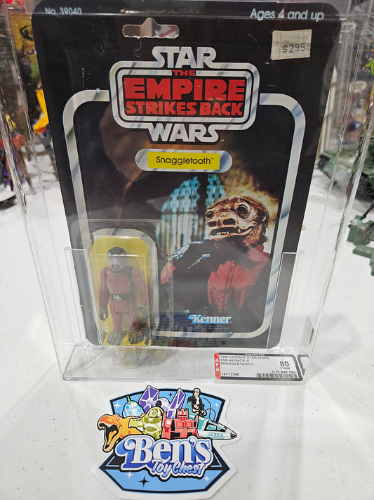 1982 Kenner Star Wars Snaggletooth AFA 80 Y-NM