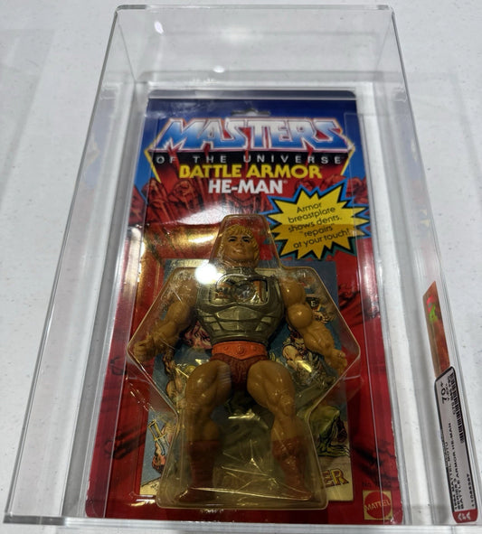 1984 Mattel MOTU Battle Armor He-Man AFA 70+